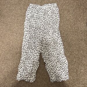 Leopard Print Pajama Bottoms